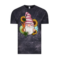 Cloud Black easter gnomes egg carrot sunflowers Vintage Tee - RanaPortraitStore