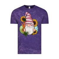 Cloud Purple easter gnomes egg carrot sunflowers Vintage Tee - RanaPortraitStore