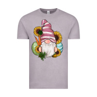 Vintage Zinc easter gnomes egg carrot sunflowers Vintage Tee - RanaPortraitStore