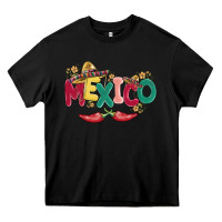 Black mexico Heavy Core Tee - MaliasSmallBusiness
