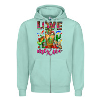 Seafoam Love Mexico Cold Drink Frappe Zipper Hoodie - FaDigitalArtStudio