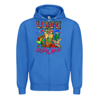 True Royal Love Mexico Cold Drink Frappe Zipper Hoodie - FaDigitalArtStudio