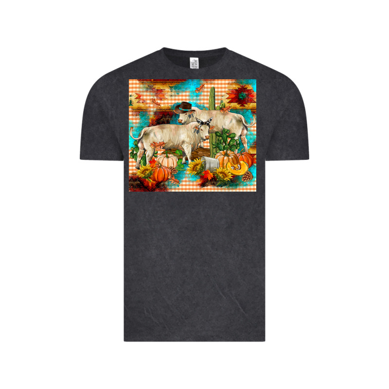 Fall Charolais Bulls Vintage Tee by RanaPortraitStore | Teevron