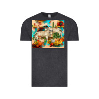 Vintage Black fall charolais bulls Vintage Tee - RanaPortraitStore