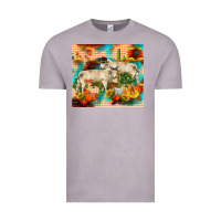 Vintage Zinc fall charolais bulls Vintage Tee - RanaPortraitStore