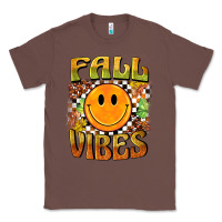 Chestnut fall vibes smiley face Classic Tee - BarkalooDesign