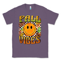 Lavender fall vibes smiley face Classic Tee - BarkalooDesign