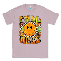 Lilac fall vibes smiley face Classic Tee - BarkalooDesign