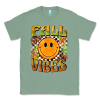 Sage fall vibes smiley face Classic Tee - BarkalooDesign