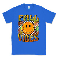 True Royal fall vibes smiley face Classic Tee - BarkalooDesign