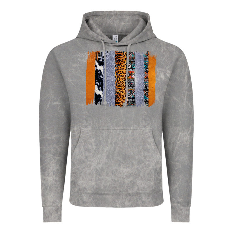 Western Cowhide Glitter Aztec Leopard Pattern Brushstroke Vintage Hoodie by Bettercallsaul | Teevron