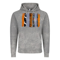 Cloud Rock Western Cowhide Glitter Aztec Leopard Pattern Brushstroke Vintage Hoodie - Bettercallsaul