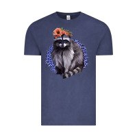 Vintage Denim Raccoon with Flowers Vintage Tee - Bettercallsaul