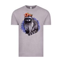 Vintage Zinc Raccoon with Flowers Vintage Tee - Bettercallsaul