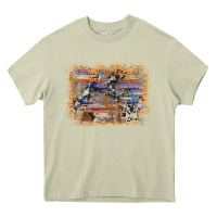 Mossy aztec leopard cowhide wood western background Heavy Core Tee - AdoDesignShop