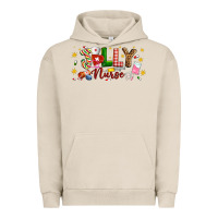 Pigment French Oak Christmas jolly nurse Urban Hoodie - Artiststas