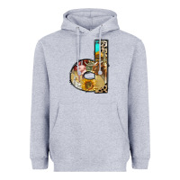Heather Grey farm life alphabet lowercase letters d Heavyweight Hoodie - BundleAndBundleShop