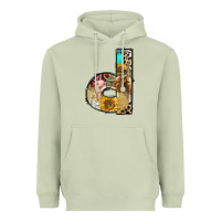 Matcha farm life alphabet lowercase letters d Heavyweight Hoodie - BundleAndBundleShop