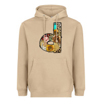Mushroom farm life alphabet lowercase letters d Heavyweight Hoodie - BundleAndBundleShop