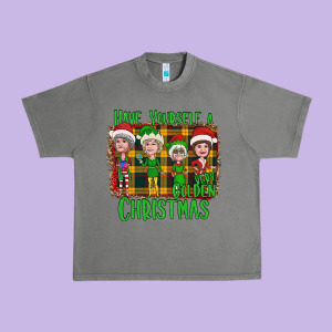Have Yourself A Very Golden Christmas Urban Heavy Tee Designed By Bettercallsaul