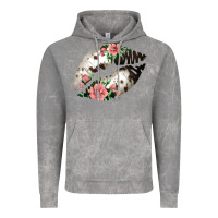 Cloud Rock Cowhide And Flowers Lips Vintage Hoodie - Bettercallsaul