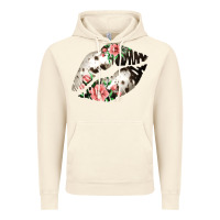 Vintage Artic Cowhide And Flowers Lips Vintage Hoodie - Bettercallsaul