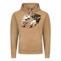 Vintage Camel Cowhide And Flowers Lips Vintage Hoodie - Bettercallsaul