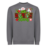 Storm nurse claus christmas Heavyweight Sweatshirt - CowGirlArtShop