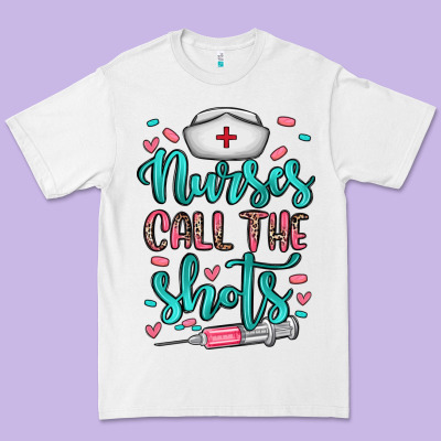 Nurses Call The Shots Premium Tee Designed By Nancycooperartshop