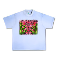 Grape Ice valentine's day cactus background Urban Heavy Tee - JahusDesignShop