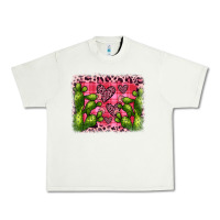 Pistachio valentine's day cactus background Urban Heavy Tee - JahusDesignShop