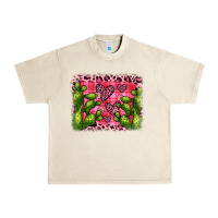 Valentine's Day Cactus Background Urban Heavy Tee | Teevron