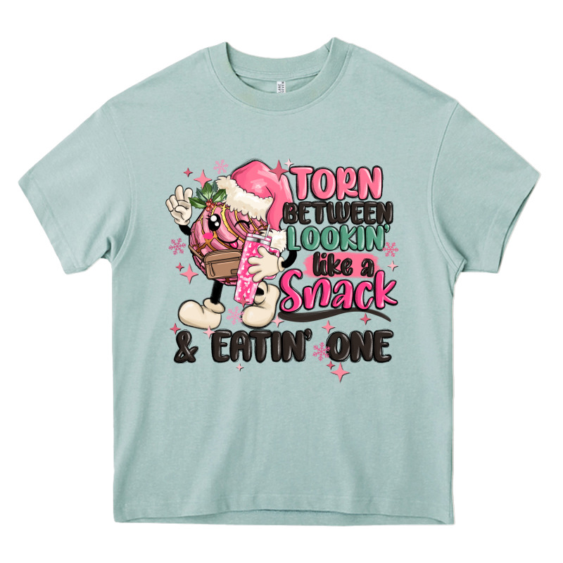 Torn Between Lookin' Like A Snack And Eatin' One Heavy Core Tee by MaliasSmallBusiness | Teevron