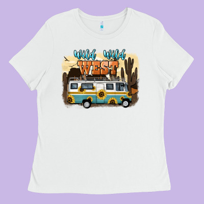 Wild Wild West Ladies Tee Designed By Nancycooperartshop