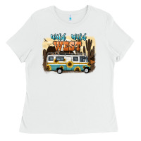 White wild wild west Ladies Tee - NancyCooperArtShop
