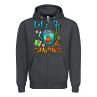 Smoke Let's Go Camping Coffee Mug Zipper Hoodie - FaDigitalArtStudio