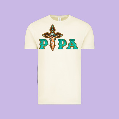 Papa Jesus With Cross Vintage Tee Designed By Bettercallsaul