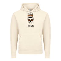 Vintage Artic Brown Glitter, Western Vintage Patterned Mom Skull Vintage Hoodie - Bettercallsaul