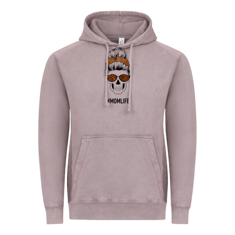 Brown Glitter, Western Vintage Patterned Mom Skull Vintage Hoodie by Bettercallsaul | Teevron