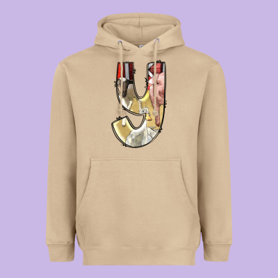 Farm Life Alphabet Lowercase Letters Y Heavyweight Hoodie Designed By Bundleandbundleshop