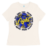 Bone fight colorectal cancer Ladies Tee - NancyCooperArtShop