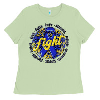 Matcha fight colorectal cancer Ladies Tee - NancyCooperArtShop