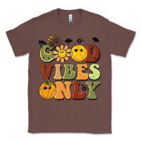 Chestnut halloween good vibes only Classic Tee - BarkalooDesign