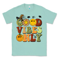 Seafoam halloween good vibes only Classic Tee - BarkalooDesign