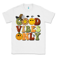 White halloween good vibes only Classic Tee - BarkalooDesign