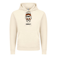 Vintage Artic Western Brown Glitter Cowhide Patterned Mom Skull Vintage Hoodie - Bettercallsaul