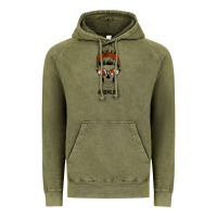 Vintage Olive Western Brown Glitter Cowhide Patterned Mom Skull Vintage Hoodie - Bettercallsaul