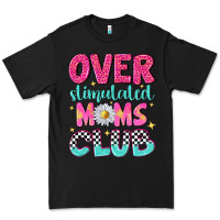 Black over stimulated moms club Premium Tee - NancyCooperArtShop