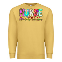 Nurse Coffee Scrubs Rubber Gloves Premium Sweatshirt | Teevron