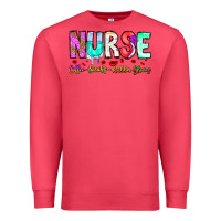 Cardinal Nurse Coffee Scrubs Rubber Gloves Premium Sweatshirt - CowhideDigitalArt